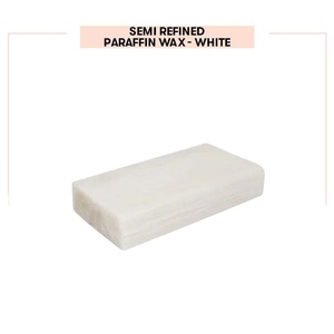 Cera de Parafina Semirrefinada - Blanca |   100% Puro y Natural para el Cuidado de la Piel, el Rostro, el Cuerpo y el Cabello, Cremas, Lociones, etc. - Product Image 1