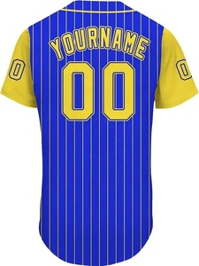 Venta al por mayor transpirable uniforme de béisbol personalizado sublimación impresa hombres Softball Jersey poliéster uniforme bordado imprimir logotipo - Product Image 6