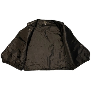 Gilet de motard en cuir véritable personnalisé avec écussons HOG Eagle, design Born To Be Wild USA, fermeture à pression et laçage latéral. - Product Image 6