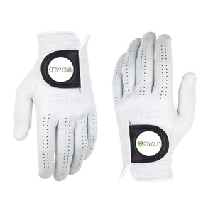 High Quality Cabretta Leather Non-Slip Golf Gloves with <b>Strap</b> Closure Custom Logo Design Left Hand Low Price - Product Image 5