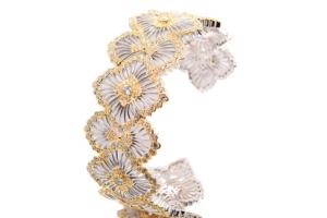 Brazalete de Lujo con Diseño Italiano Antiguo para Mujer, Chapado en Oro Rosa sobre Plata, con Circonita Cúbica, Regalo LAVINA SB28019GD - Product Image 2