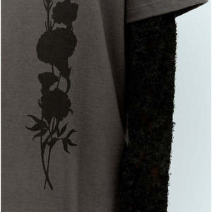 T-shirt unisexe en coton vintage surdimensionné à logo personnalisé, lavage enzymatique, éco-responsable, style streetwear, épaules tombantes, pour hommes et femmes - Product Image 5