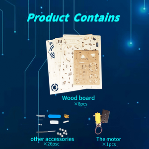 Caja de Música de Madera 3D Hecha a Mano con Forma de Ballena, Kit de Modelo Divertido para Armar, Ideal para Regalos de Cumpleaños, Festividades y Navidad - Product Image 5