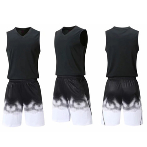 2026 High Quality Team Wear Basketball Uniform Set Boys Plus Size Custom Breathable Mesh V-neck Quick Dry Wholesale Sportswear - Product Image 5