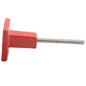 Wholesale Red Square Decorative Dresser Knobs Drawer Pulls Kitchen Cabinet Knobs Furniture Handles & Knobs - Product Image 3