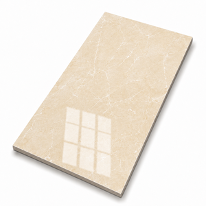 Carreaux de sol en porcelaine pour salon moderne 600x1200 Finition polie brillante Résistant aux acides Antibactérien Design haut de gamme - Product Image 1