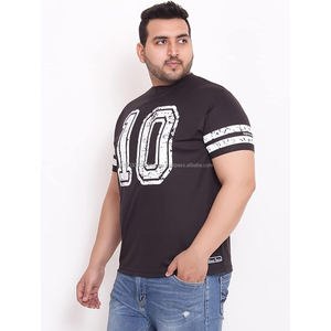 2024 camisetas de cuello redondo para hombre 100% algodón personalizado al por mayor sólido dobladillo curvo acanalado cuello camiseta - Product Image 3