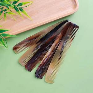 Peigne en corne le plus vendu avec dents larges et fines, lisse, antistatique et durable – Meilleurs prix pour une utilisation saine - Product Image 3