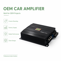 Amplificateur de subwoofer à gamme complète OEM Sennuopu, amplificateur audio de voiture 4 canaux avec alimentation MOSFET