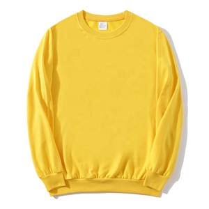 เสื้อสเวตเชิ้ตคอกลมปักโลโก้ GAF ผ้าคอตตอนเนื้อหนาคุณภาพสูง ทอแน่น สีพื้น สำหรับผู้ชาย ใส่ได้ในฤดูใบไม้ร่วง - Product Image 6