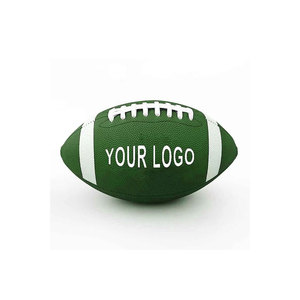 Ballon de football américain professionnel en cuir PU de haute qualité, taille 9, avec logo personnalisé, vente en gros - Product Image 1