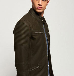 2026 Trending Men <b>Genuine</b> <b>Leather</b> <b>Jacket</b> Premium <b>Leather</b> <b>Jacket</b> Manufacturer Supplier - Product Image 2