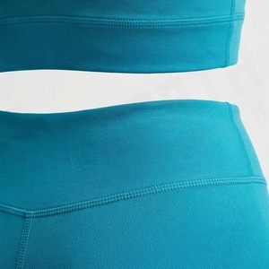 Conjunto de Yoga sin Costuras Personalizado al por Mayor OEM para Mujer, Ropa Deportiva con Estampado por Sublimación para Gimnasio, Fitness y Running - Product Image 5