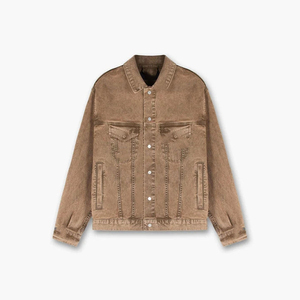 Veste en jean pour homme, hiver, 100% coton, toile imperméable, respirante, séchage rapide, nouvelle mode, veste en jean pour homme - Product Image 3