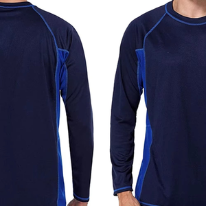 ราคาขายส่ง เสื้อรัดกล้ามเนื้อออกกำลังกายแบบสั่งทำพร้อมโลโก้  ผ้าซับลิเมชั่น แห้งเร็ว ยูนิเซ็กซ์ ผลิตจากผ้าสแปนเด็กซ์/โพลีเอสเตอร์ แขนยาว  เสื้อผ้าลำลองคุณภาพดี - Product Image 6