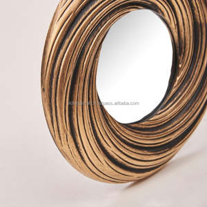 Decoración de resina dorada de pétalo personalizada más vendida, Panel de cristal de Arte de pared de Metal rústico moderno, colgante para decoración del hogar, sala de estar - Product Image 5