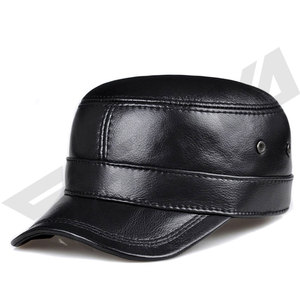 Casquettes de baseball unisexes en cuir PU imperméable pour adultes, idéales pour l'hiver, la mode, les sports de plein air, personnalisables, vente en gros - Product Image 2