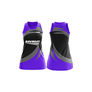 ผู้ผลิตเสื้อทีมเน็ตบอล |   ชุดยูนิฟอร์มเน็ตบอลแบบซับลิเมชั่นพร้อมโลโก้ทีม ชื่อ และหมายเลข |   โพลีเอสเตอร์ที่ระบายอากาศได้ดี - Product Image 3