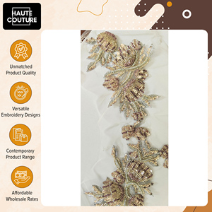Fabricante de Origen Indio de Apliques Hechos a Mano con Motivos Florales en 3D para Accesorios de Ropa en Oferta - Product Image 2