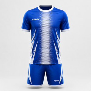 Conjunto de Camiseta de Fútbol para Hombre F2WIN, Negro y Verde, Cuello en V, Manga Corta, Absorbe la Humedad, Ajuste Atlético, para Todas las Temporadas, Impresión Sublimada, Elástico - Product Image 6