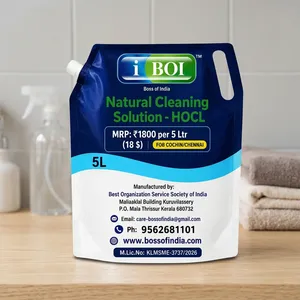 HOCl <b>Liquid</b> Cleaning Solution for Fruit Vegetable Handling Food Contact Surface Care Commercial Food Preparation Agricultural - Product Image 1