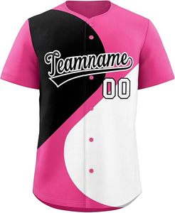 Jersey de Béisbol y Sóftbol Personalizado con Logotipo y Número Bordados, Talla Grande, Diseño Personalizado, Impresión para Equipos, Jersey de Béisbol para Entrenamiento - Product Image 1