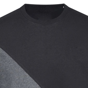 Custom Winter Embossed Sweatshirts Men Thermal Thick Cotton <b>Fleece</b> Blank Oversized Heavyweight Embossing Sweatshirt - Product Image 6