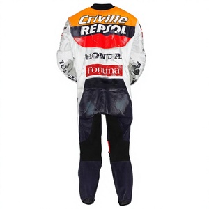 Traje de Carreras MotoCP Alex Criville Zonda 1 Pieza de Cuero Vacuno/Canguro para Moto/Traje de Motociclismo para Piloto - Product Image 2