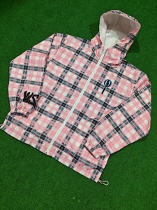 Fabricante de Chaquetas de Nailon con Cremallera de Diseño, Chaqueta Cortavientos de Nailon con Estampado Completo a Cuadros, de Alta Calidad y Personalizada para Exteriores - Product Image 5