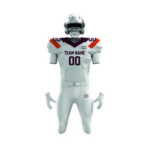 Servicio OEM, Uniforme de Fútbol Americano, Jersey y Pantalones Transpirables Sublimados, Marca Personalizada, Fabricación al por Mayor - Product Image 3