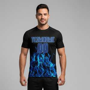 Camiseta de Fútbol Personalizada de Alta Calidad para Hombre, 100% Poliéster, Diseño Sublimado, Transpirable, de Secado Rápido, Manga Corta - Product Image 4