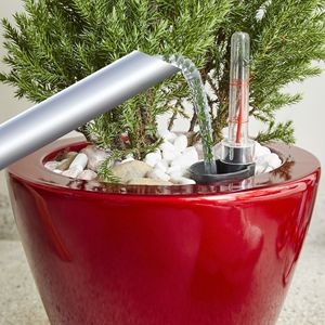 Set di 2 Vasi Intelligenti Autoirriganti a Forma di Cono Rosso per Uso Interno ed Esterno - Product Image 3