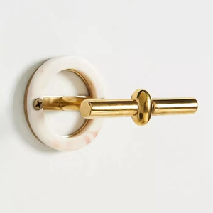 ที่ใส่ผ้าขนหนูชุบทองที่วางผ้าเช็ดตัวติดผนังสำหรับบ้านโรงแรมวิลล่าห้องน้ำห้องครัวที่แขวน - Product Image 1