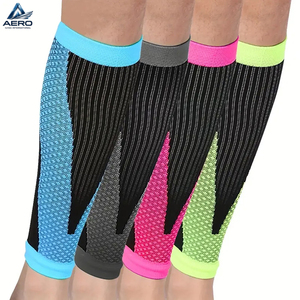Manchons de compression durables pour la récupération musculaire et la stabilité, manchons de compression pour mollets anti-humidité pour la course à pied et le cyclisme - Product Image 6