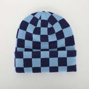 Lightweight Jacquard Knit Beanie <b>Cap</b> Soft Breathable Stretch Casual Headwear <b>Mountain</b> Pattern Winter Use Custom Logo Unisex - Product Image 5