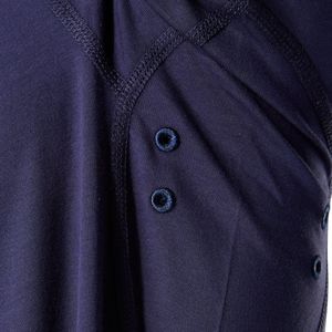T-shirt de sport pour homme, violet foncé, coton premium, col rond, entraînement, fitness, vêtements de sport décontractés, haut tendance - Product Image 4