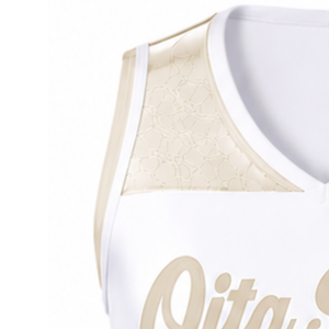 Maillot de cheerleading sans manches sublimé blanc et noir, tenue de sport athlétique pour l'entraînement, la performance et la compétition - Product Image 4