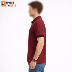 Polo de Manga Corta con Botones, Básico, de Algodón y Poliéster de Alta Calidad para Hombre y Mujer, Venta al Por Mayor, Impresión de Logotipo Personalizado - Product Image 4