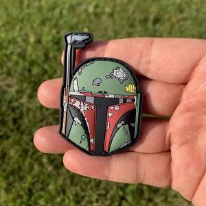 Vente en gros de casquettes avec patchs 3D en PVC, fabricant de badges et étiquettes en silicone avec logo personnalisé, patchs en caoutchouc PVC souple thermocollants pour vêtements - Product Image 5