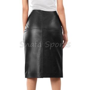 Falda Larga de Cuero y Algodón para Mujer, Estilo Casual de Invierno, Prenda de Moda, Alta Calidad, Venta al Por Mayor, Éxito de Ventas 2025 - Product Image 2