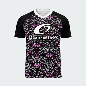 Heat Transfer Printed 100% Polyester Soccer Jerseys & Shirts with Front Logo Quick Dry for All Seasons Short Sleeve - Product Image 6