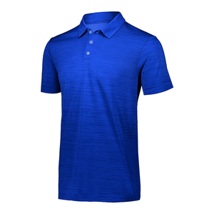 เสื้อเชิ้ตแขนสั้นผู้ชาย สีน้ำเงิน ผ้าถัก 100% คอตตอน สีพื้น สไตล์ลำลอง ทรงปกติ ปกคอพับ ระบายอากาศได้ดี ติดกระดุม - Product Image 6
