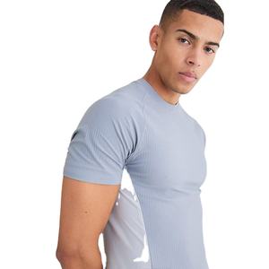 Camisetas Deportivas para Hombre, de Poliéster, Ajustadas, Ligeras, Personalizadas, Precio de Fábrica al por Mayor, Gran Venta - Product Image 4