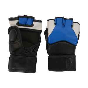 <b>Customized</b> Logo Durable Half Finger PU <b>MMA</b> <b>Gloves</b> High Quality Fingerless Com bat Training Mitts - Product Image 6