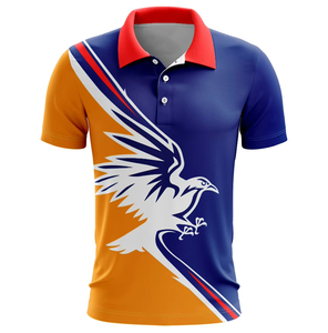 Polo de Manga Corta para Hombre con Estampado Abstracto en Bloques de Color Rosa, Azul y Blanco, de Secado Rápido, Tejido de Poliéster, Corte Casual - Product Image 1