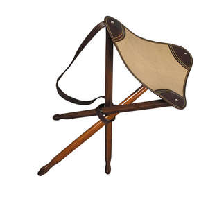 Silla Plegable Portátil de Cuero de Alta Calidad para Caza, con Marco de Acero Inoxidable, para Caminar, Hacer Senderismo, Pescar y Actividades al Aire Libre - Product Image 4