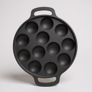 Pre-Seasoned Eco-Friendly Modern Seven Hole <b>Pan</b> Fried <b>Egg</b> Cast Iron Non-Stick Breakfast Frying <b>Pan</b> Gas Induction Ready 2-Side - Product Image 3