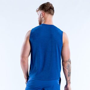 Débardeurs de sport pour hommes personnalisés avec logo, vente en gros, anti-transpiration, haute performance, vêtements de sport, hauts d'entraînement compressifs, fabricant - Product Image 3