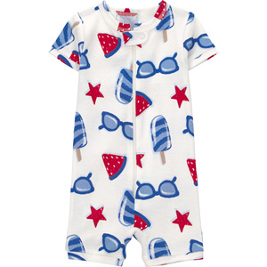 Pijama de Manga Corta para Recién Nacidos, Mono Cálido para Bebés Niñas y Niños, Body con Cierre YKK, Pijama Ecológico Suave para Recién Nacidos - Product Image 3