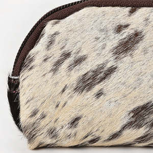 Bolso Mini de Hombro Estilo Bohemio Occidental de Cuero de Vaca Ecológico con Borlas, Cremallera, Pelo y Protección RFID de Algodón - Product Image 5